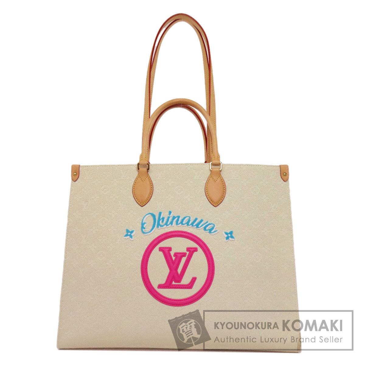 LOUIS VUITTON M20644 On the Go GM Okinawa Limited Tote Bag Canvas Ladies [Used]