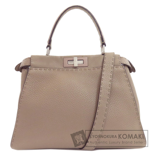 FENDI Peekaboo 2WAY Handbag Calf Ladies [Used]