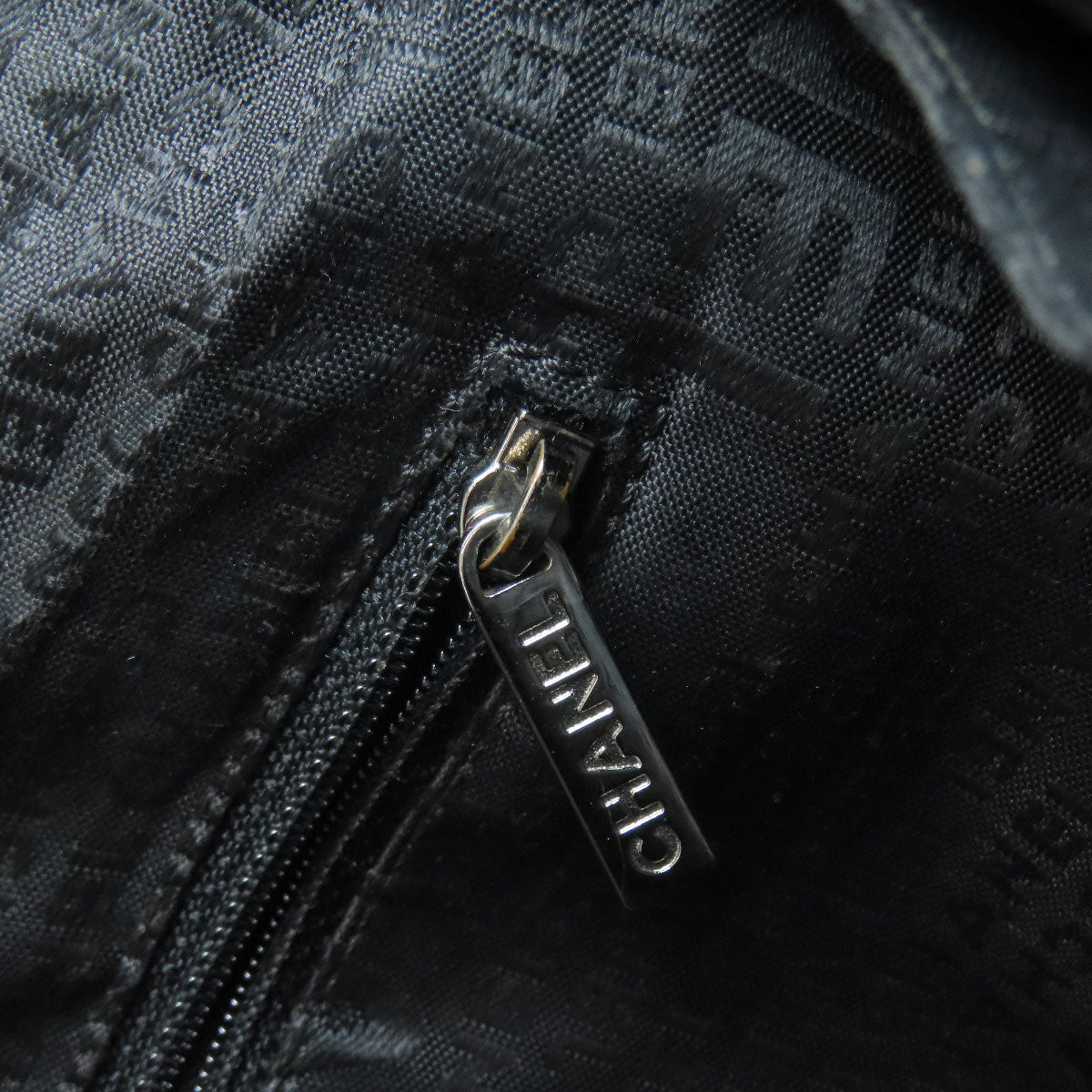 CHANEL Chocolate Bar SilverHardware 2WAY Boston bag Grained Calfskin Skin Ladies [Used]