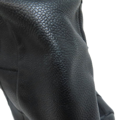 CHANEL Chocolate Bar SilverHardware 2WAY Boston bag Grained Calfskin Skin Ladies [Used]