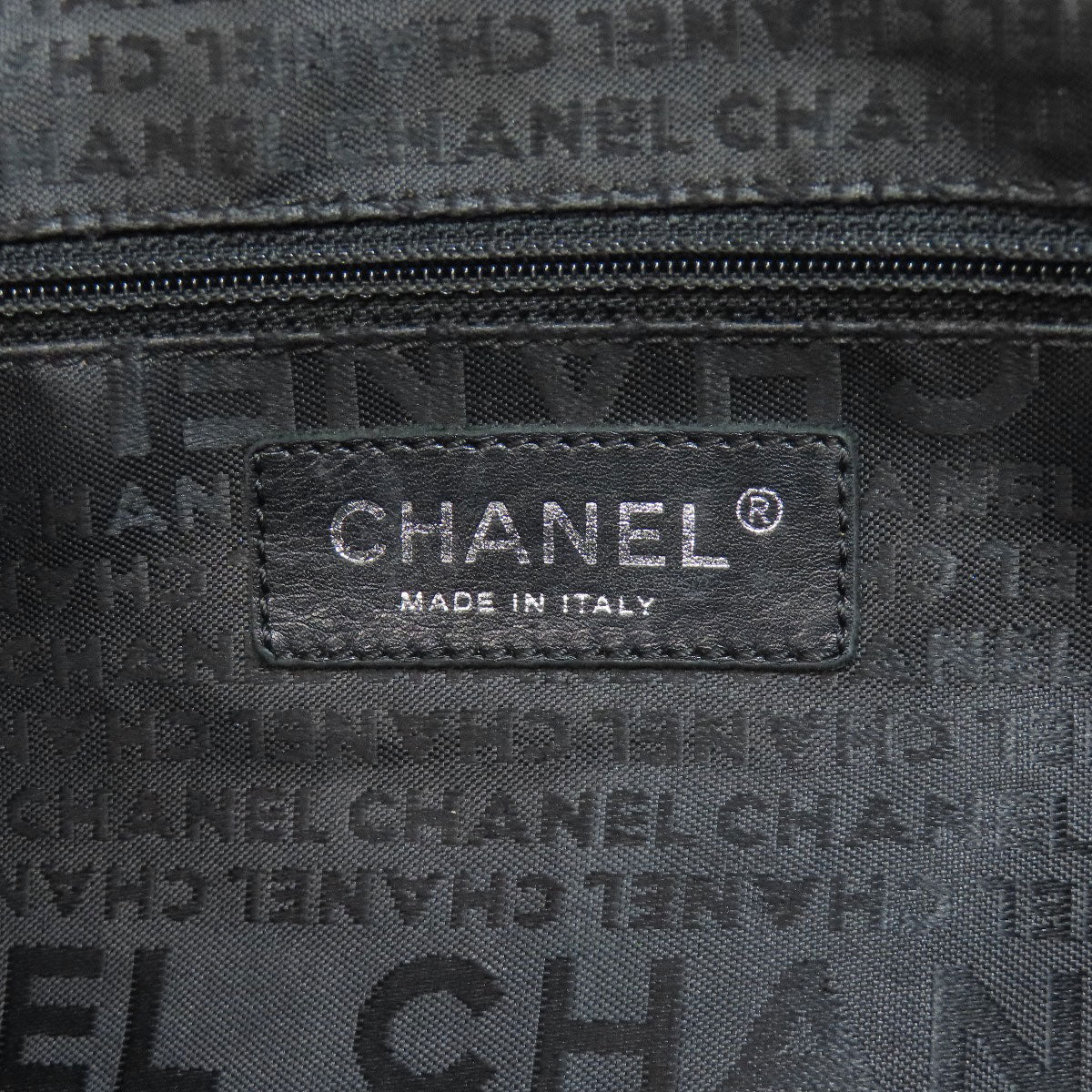 CHANEL Chocolate Bar SilverHardware 2WAY Boston bag Grained Calfskin Skin Ladies [Used]