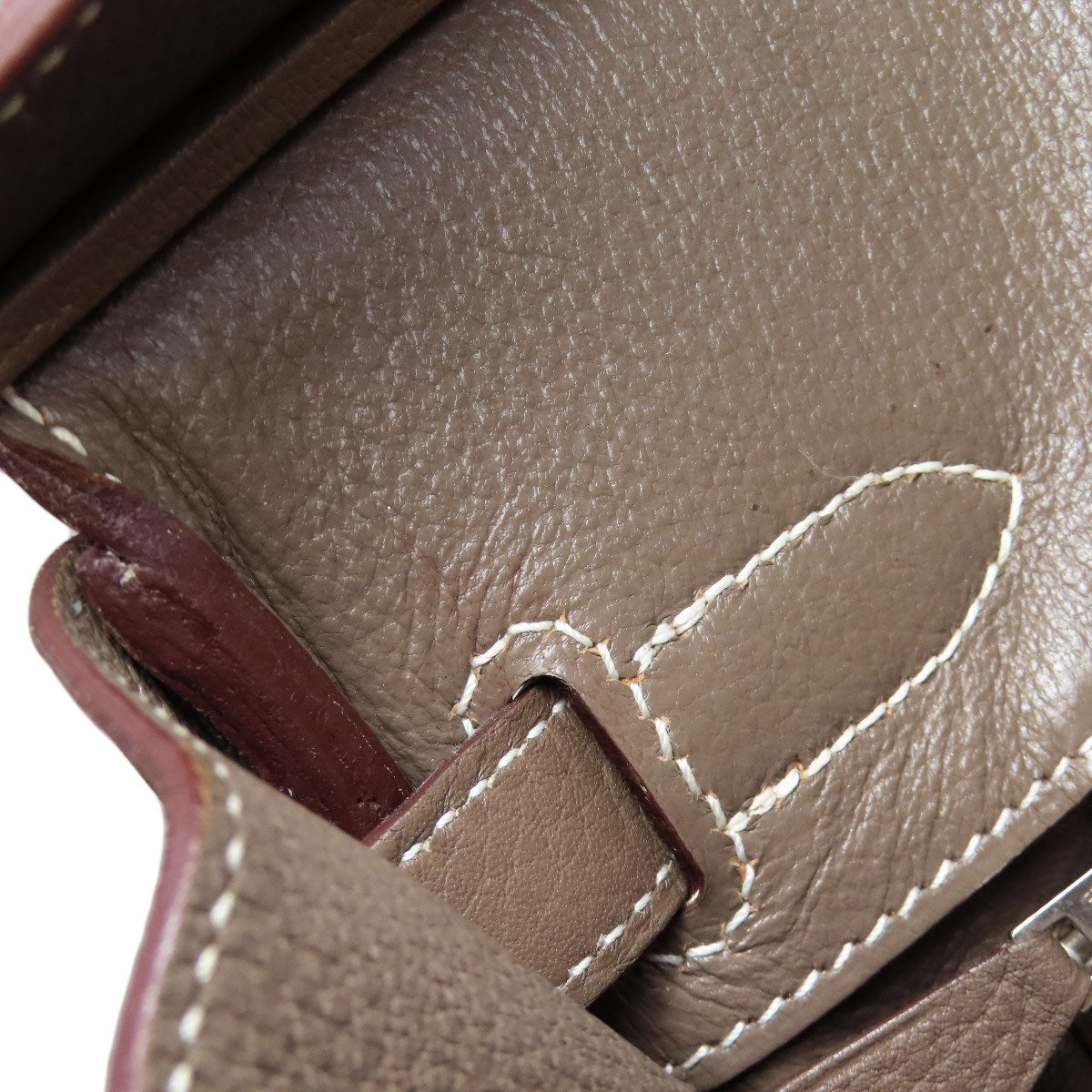 HERMES Birkin 30 Etoupe SilverHardware Handbag Taurillon Clemence Ladies [Used]