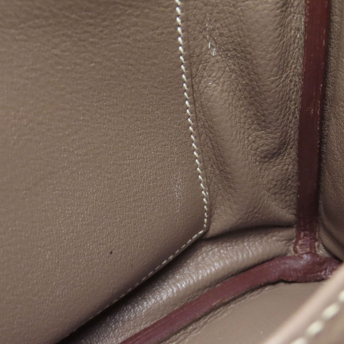 HERMES Birkin 30 Etoupe SilverHardware Handbag Taurillon Clemence Ladies [Used]