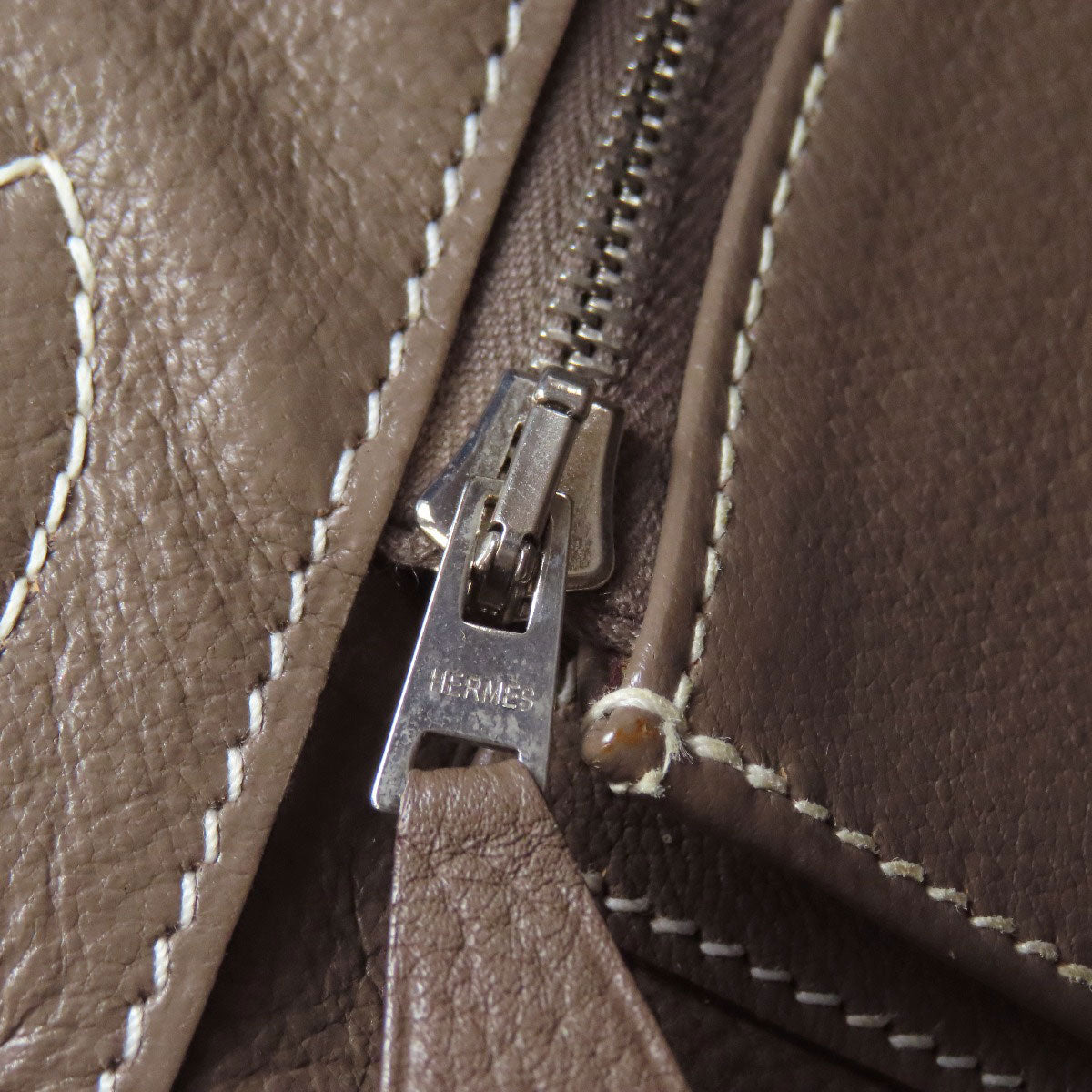 HERMES Birkin 30 Etoupe SilverHardware Handbag Taurillon Clemence Ladies [Used]