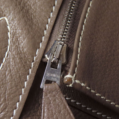 HERMES Birkin 30 Etoupe SilverHardware Handbag Taurillon Clemence Ladies [Used]