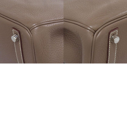 HERMES Birkin 30 Etoupe SilverHardware Handbag Taurillon Clemence Ladies [Used]