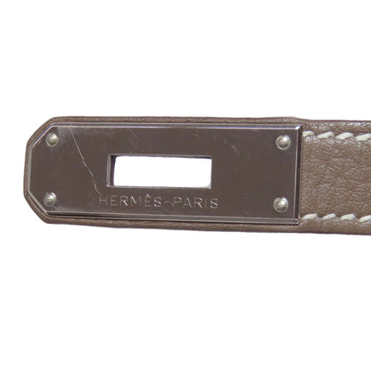 HERMES Birkin 30 Etoupe SilverHardware Handbag Taurillon Clemence Ladies [Used]