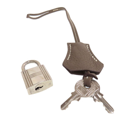 HERMES Birkin 30 Etoupe SilverHardware Handbag Taurillon Clemence Ladies [Used]