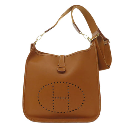 HERMES Evelyne 2 GM Gold GoldHardware Shoulder Bag Epsom Ladies [Used]