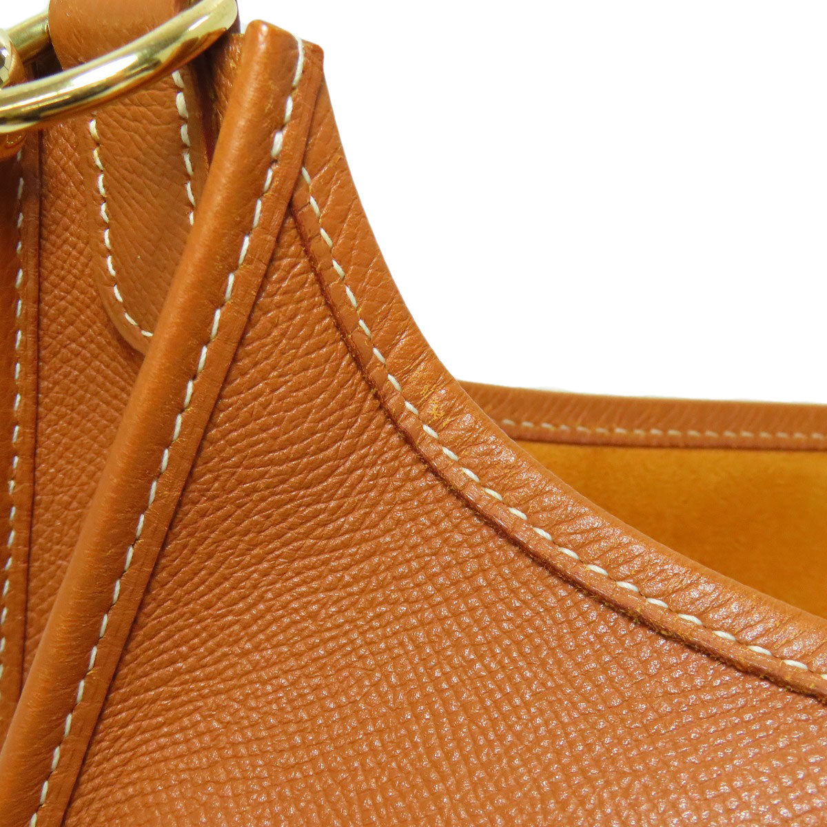 HERMES Evelyne 2 GM Gold GoldHardware Shoulder Bag Epsom Ladies [Used]