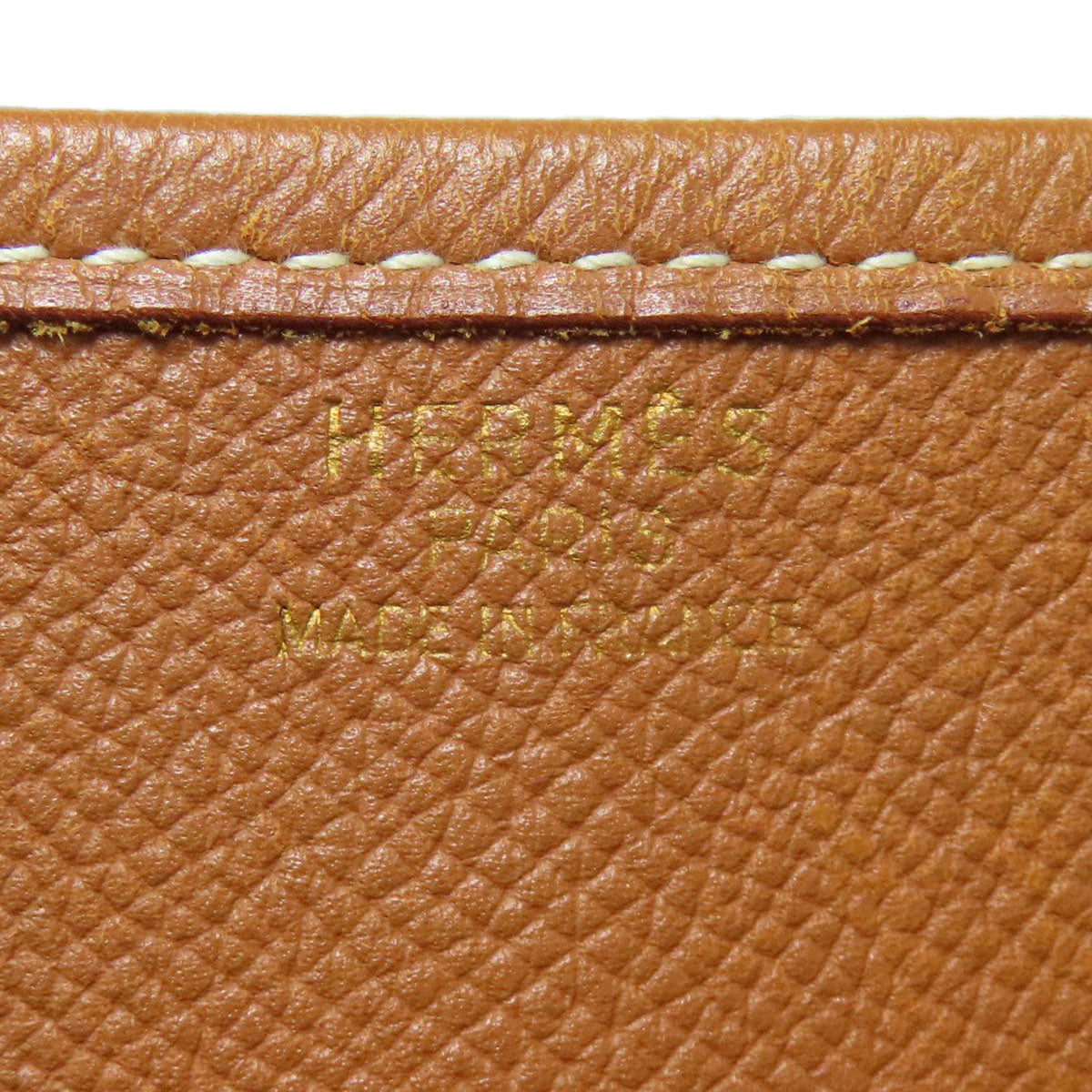 HERMES Evelyne 2 GM Gold GoldHardware Shoulder Bag Epsom Ladies [Used]