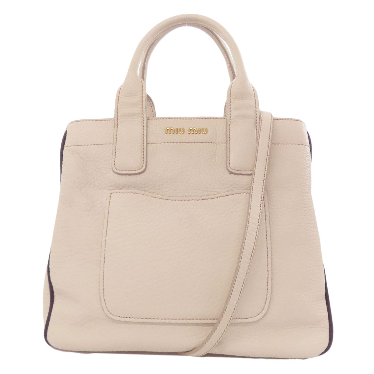 MIUMIU 2WAY Handbag Leather Ladies [Used]