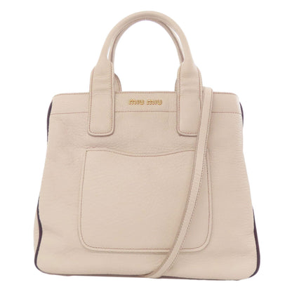 MIUMIU 2WAY Handbag Leather Ladies [Used]