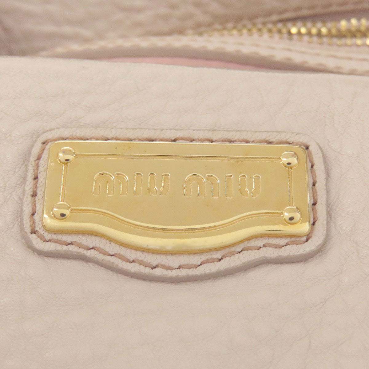 MIUMIU 2WAY Handbag Leather Ladies [Used]