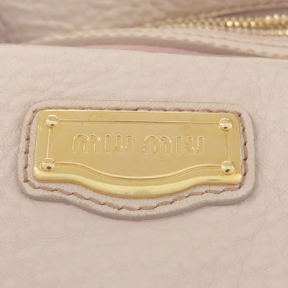 MIUMIU 2WAY Handbag Leather Ladies [Used]