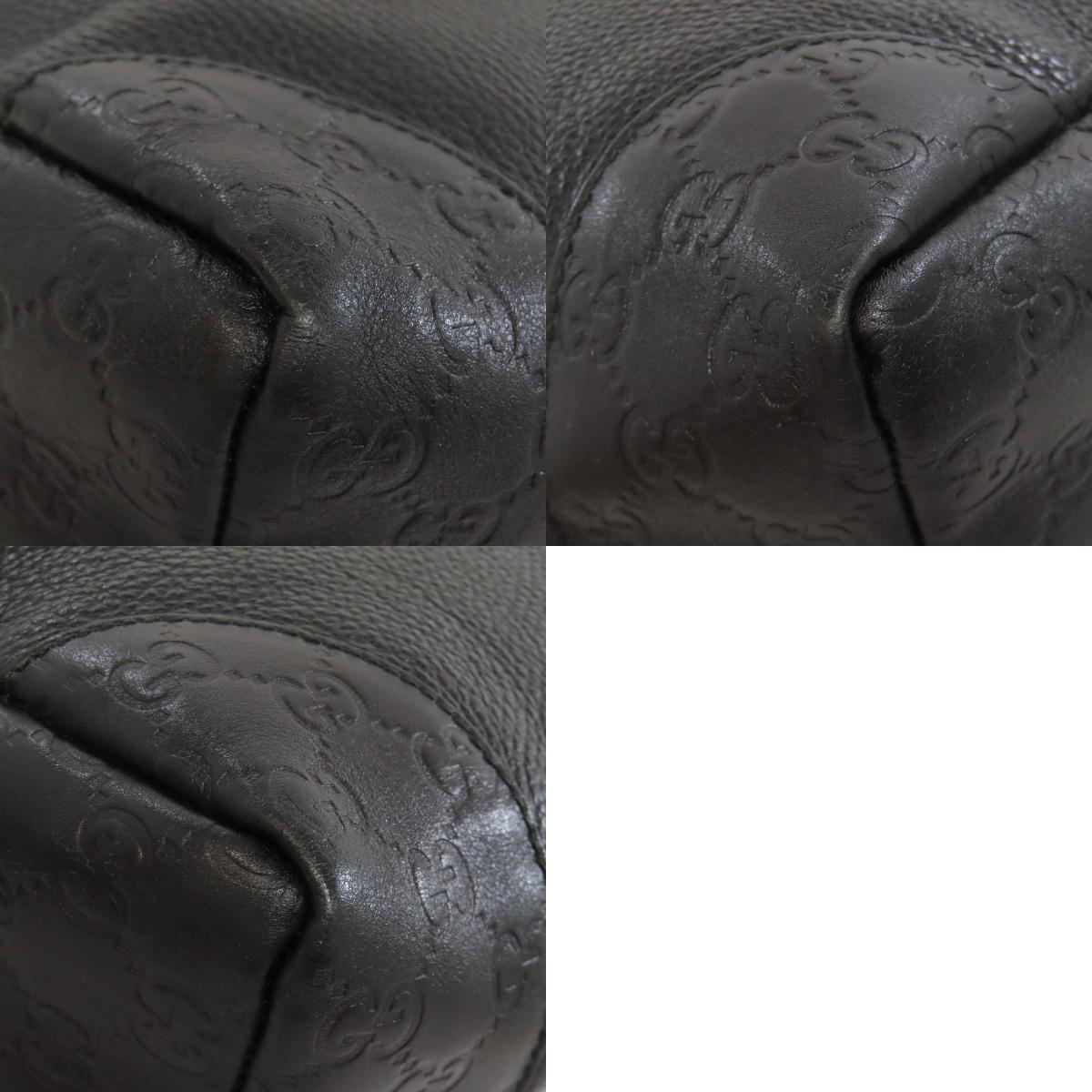 GUCCI 257301 GG Signature Guccissima Outlet Shoulder Bag Leather Ladies [Used]