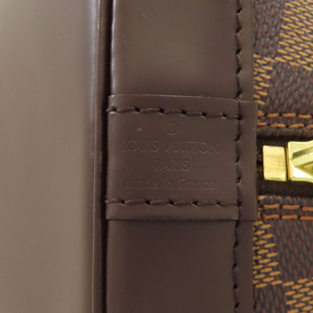 LOUIS VUITTON N51131 Alma Handbag Damier canvas Ladies [Used]