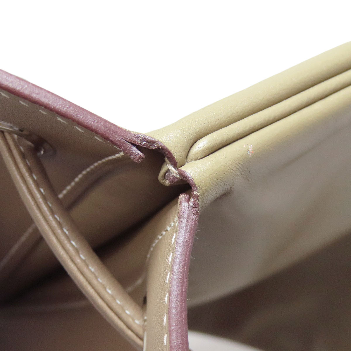 HERMES Sacqualine Etoupe SilverHardware Shoulder Bag Anyo Miro Ladies [Used]