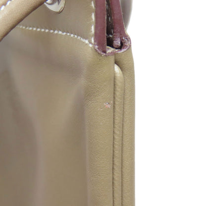 HERMES Sacqualine Etoupe SilverHardware Shoulder Bag Anyo Miro Ladies [Used]