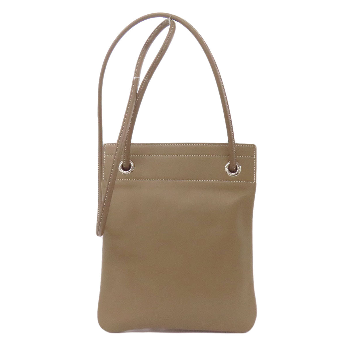 HERMES Sacqualine Etoupe SilverHardware Shoulder Bag Anyo Miro Ladies [Used]