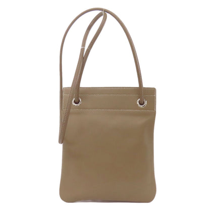 HERMES Sacqualine Etoupe SilverHardware Shoulder Bag Anyo Miro Ladies [Used]