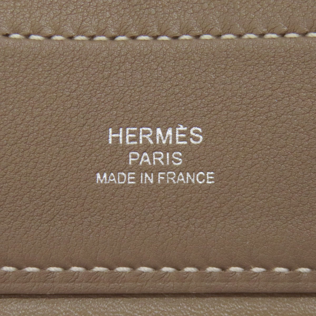 HERMES Sacqualine Etoupe SilverHardware Shoulder Bag Anyo Miro Ladies [Used]