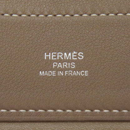 HERMES Sacqualine Etoupe SilverHardware Shoulder Bag Anyo Miro Ladies [Used]