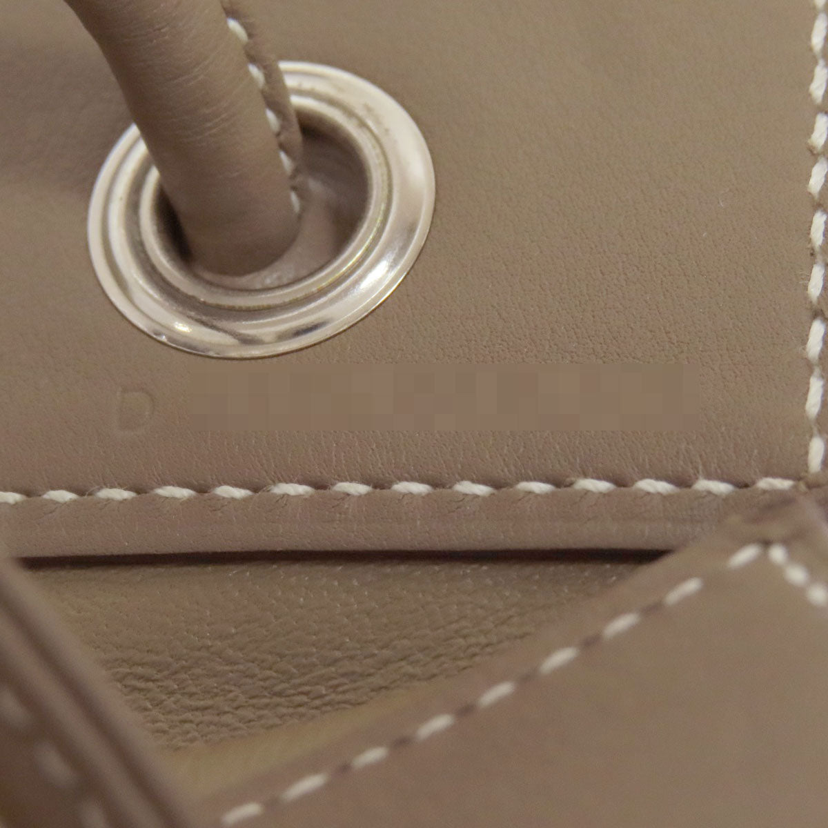 HERMES Sacqualine Etoupe SilverHardware Shoulder Bag Anyo Miro Ladies [Used]