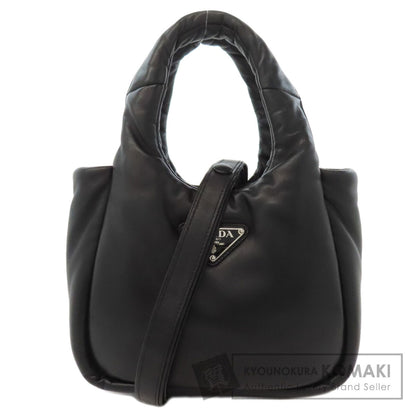 PRADA 1BA359 Logo Hardware 2WAY Nappa Handbag Leather Ladies [Used]