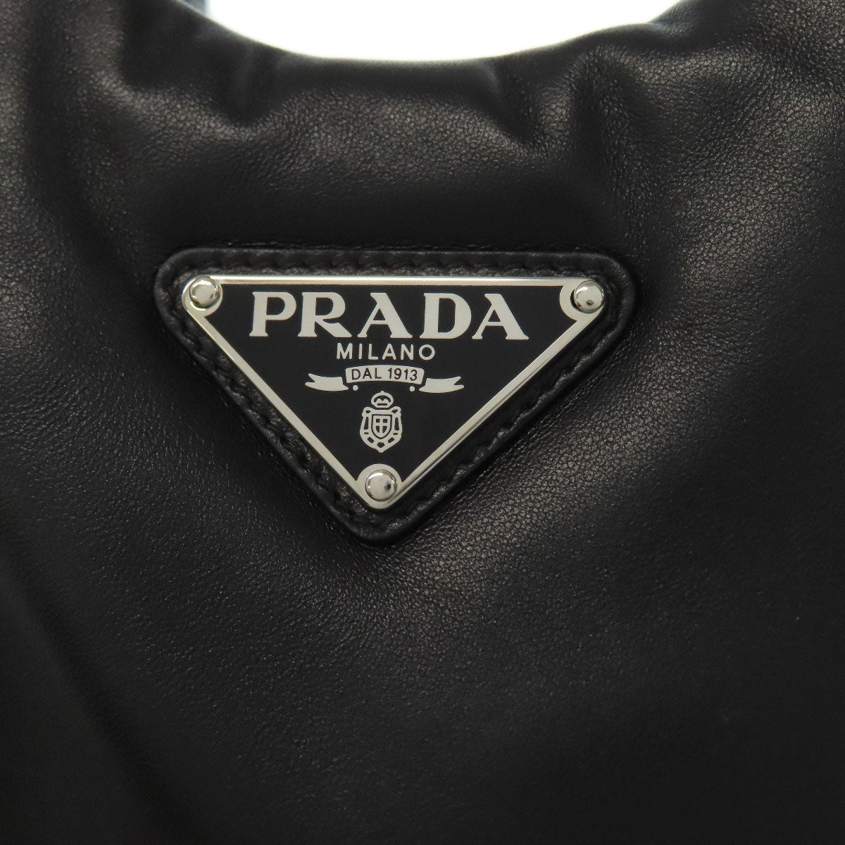 PRADA 1BA359 Logo Hardware 2WAY Nappa Handbag Leather Ladies [Used]
