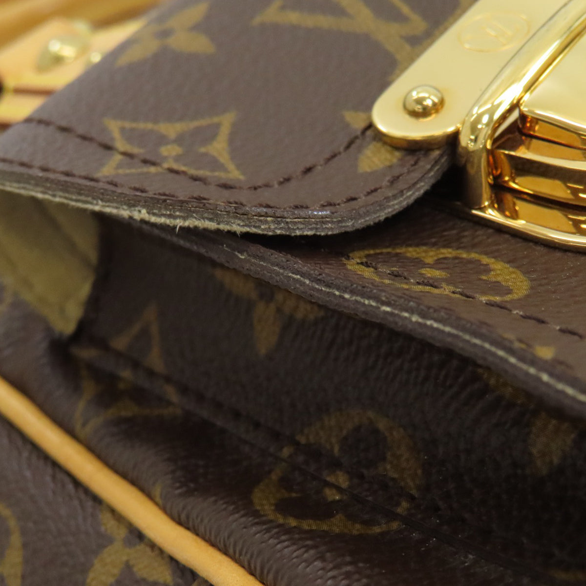 LOUIS VUITTON M40026 Manhattan PM Handbag Monogram canvas Ladies [Used]