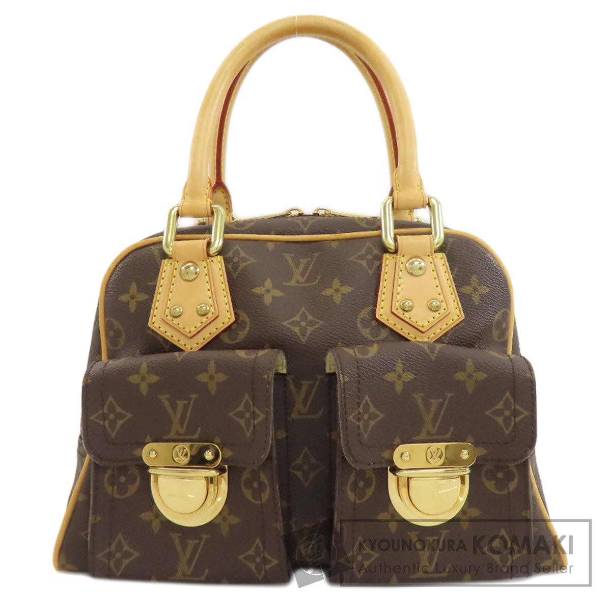 LOUIS VUITTON M40026 Manhattan PM Handbag Monogram canvas Ladies [Used]