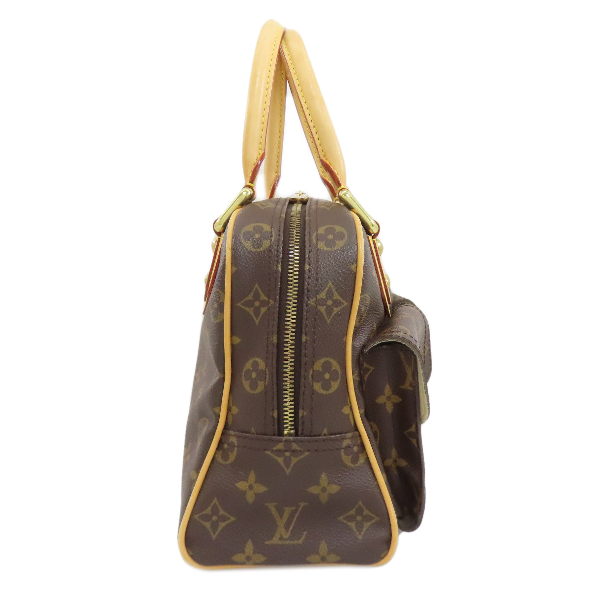 LOUIS VUITTON M40026 Manhattan PM Handbag Monogram canvas Ladies [Used]