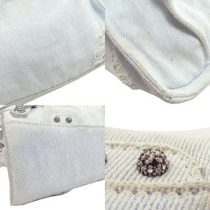 BALENCIAGA 70940 Neo Cagoule XS 2WAY Handbag Denim Ladies [Used]