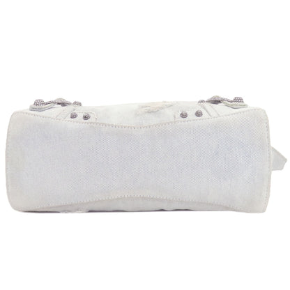 BALENCIAGA 70940 Neo Cagoule XS 2WAY Handbag Denim Ladies [Used]