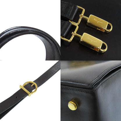 Salvatore Ferragamo GanciniHardware 2WAY Handbag Calf Ladies [Used]