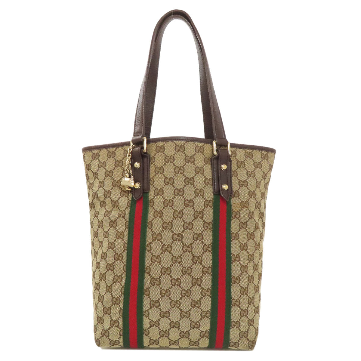 GUCCI 162899 GG Shelly line Tote Bag Canvas Ladies [Used]