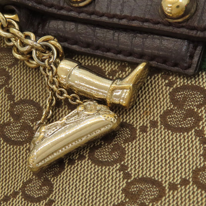 GUCCI 162899 GG Shelly line Tote Bag Canvas Ladies [Used]