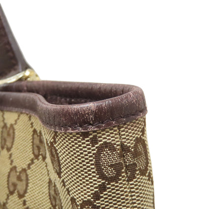 GUCCI 162899 GG Shelly line Tote Bag Canvas Ladies [Used]