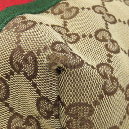 GUCCI 162899 GG Shelly line Tote Bag Canvas Ladies [Used]