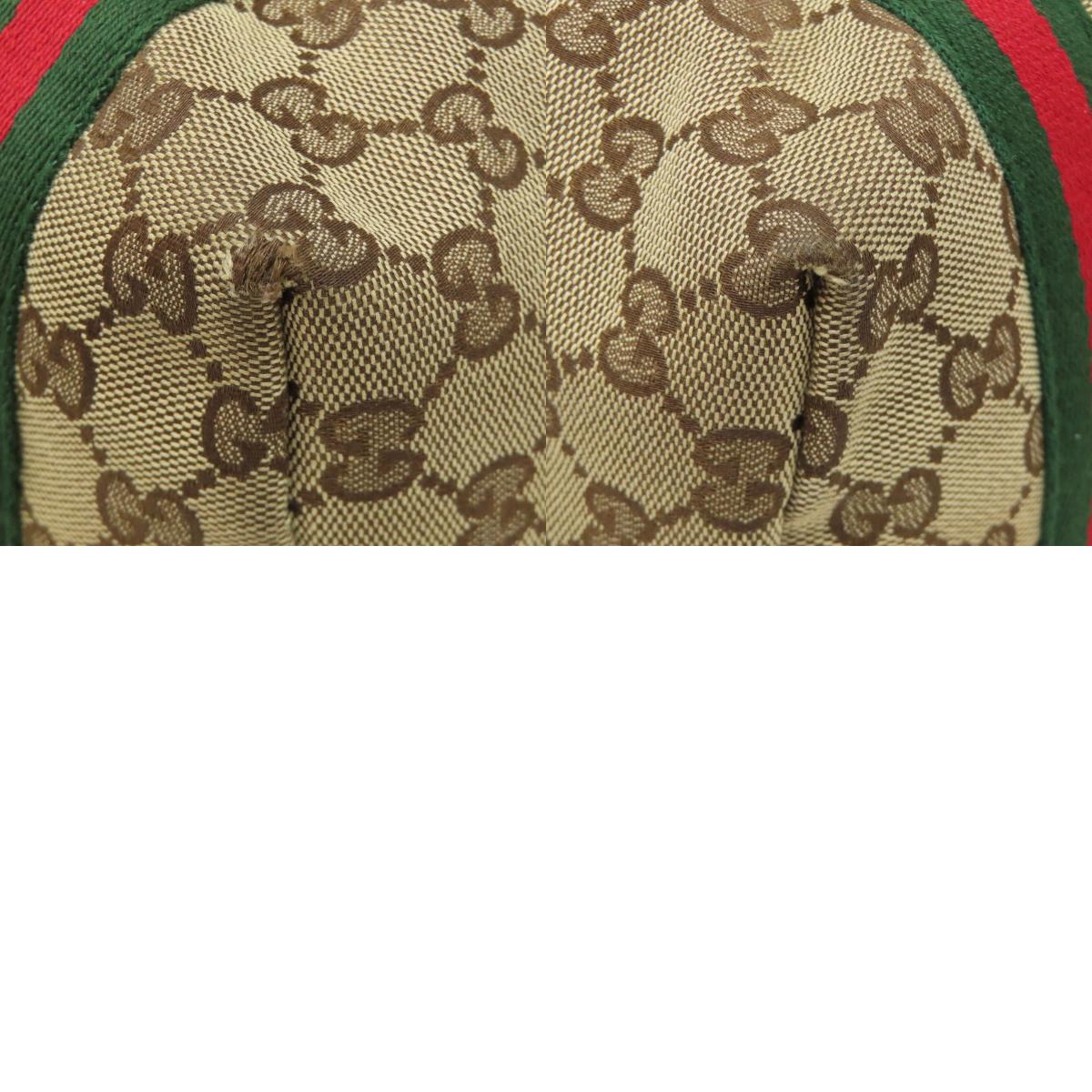 GUCCI 162899 GG Shelly line Tote Bag Canvas Ladies [Used]