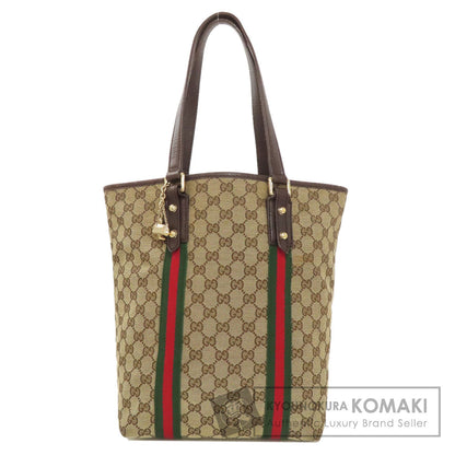 GUCCI 162899 GG Shelly line Tote Bag Canvas Ladies [Used]