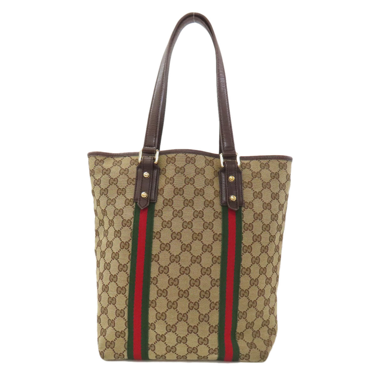 GUCCI 162899 GG Shelly line Tote Bag Canvas Ladies [Used]