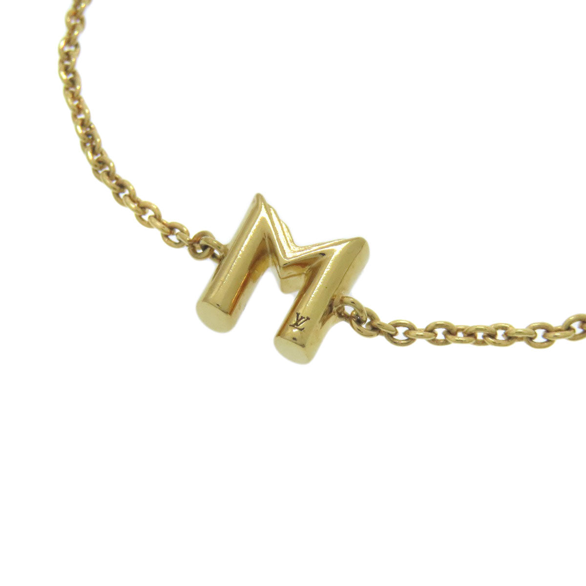 LOUIS VUITTON M67170 LV&ME M Bracelet Gold Plated Ladies [Used]