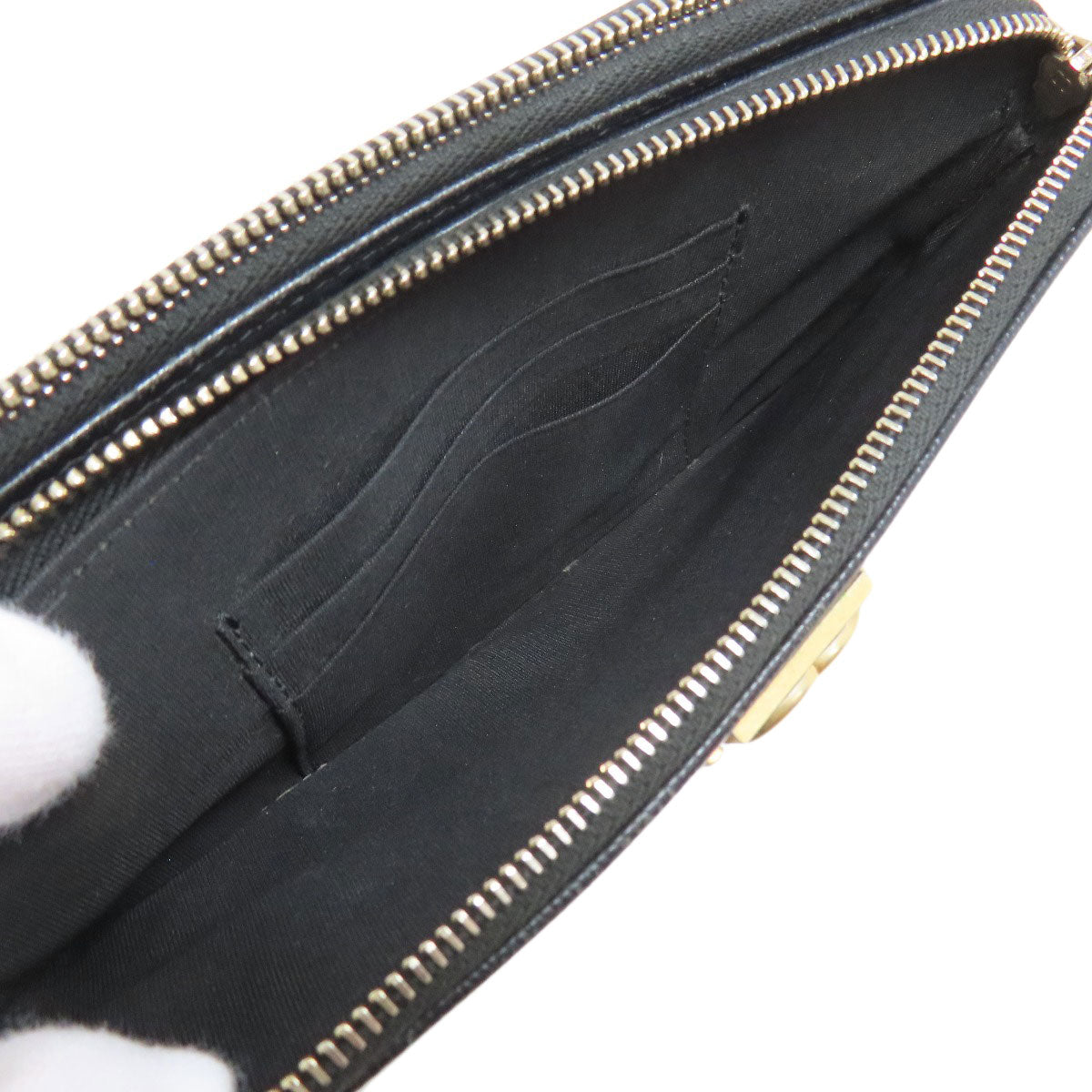 CHANEL Boy Chanel Chain Wallet, Matelasse Gold Hardware Long wallet (with coin pocket) Grained Calfskin Skin Ladies [Used]