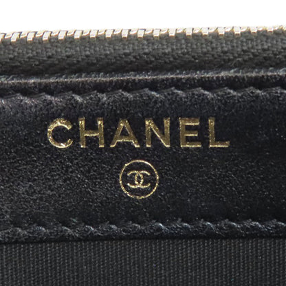 CHANEL Boy Chanel Chain Wallet, Matelasse Gold Hardware Long wallet (with coin pocket) Grained Calfskin Skin Ladies [Used]