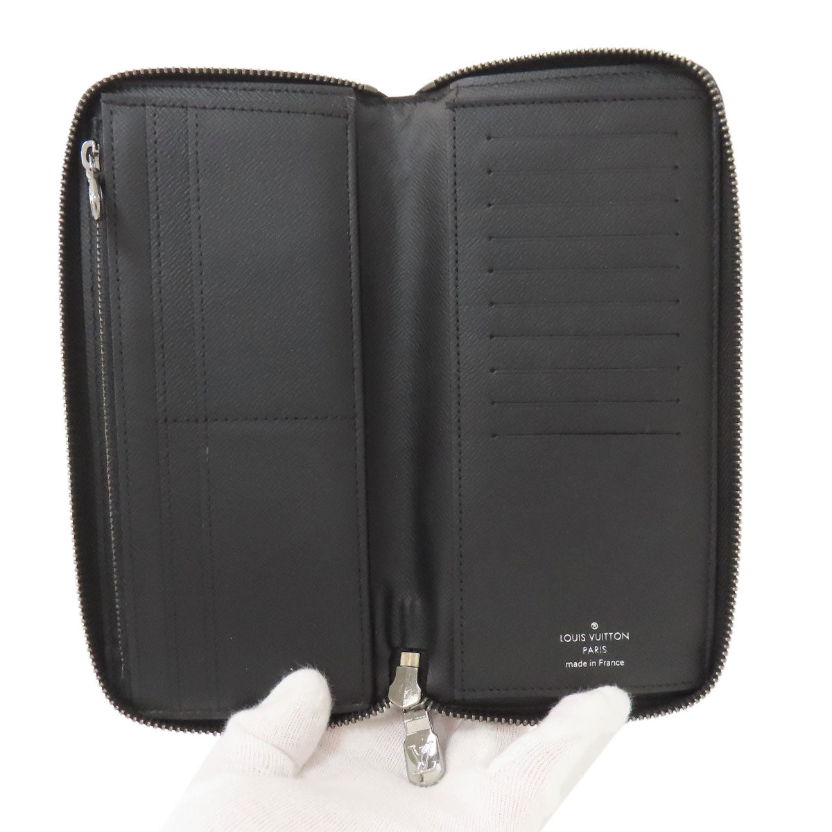 LOUIS VUITTON M62295 Zippy wallet Vertical Long wallet (with coin pocket) Monogram Eclipse mens [Used]