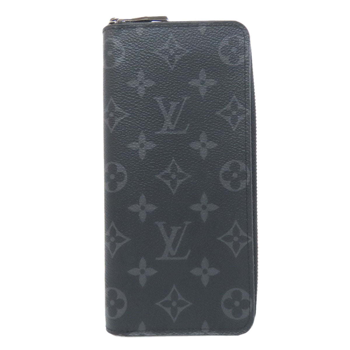 LOUIS VUITTON M62295 Zippy wallet ã» Vertical Long wallet (with coin pocket) Monogram Eclipse Ladies [Used]