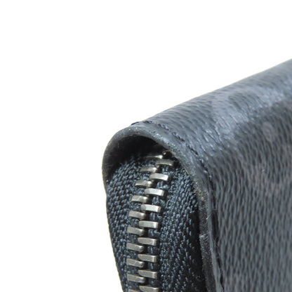 LOUIS VUITTON M62295 Zippy wallet ã» Vertical Long wallet (with coin pocket) Monogram Eclipse Ladies [Used]