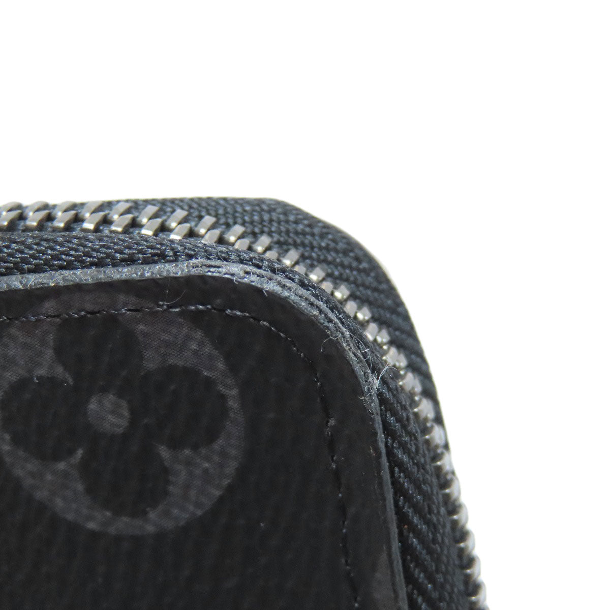 LOUIS VUITTON M62295 Zippy wallet ã» Vertical Long wallet (with coin pocket) Monogram Eclipse Ladies [Used]